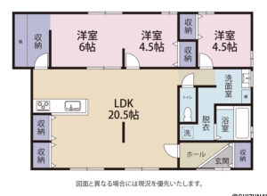 フルリフォーム済み　浜松市中央区鴨江中古物件　1SLDKの物件画像