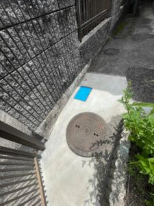 水道メーター（13mm）・下水最終升（上水は20mmで引込み済み）