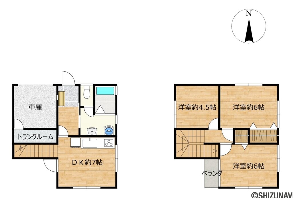 【リフォーム後予定間取り図】