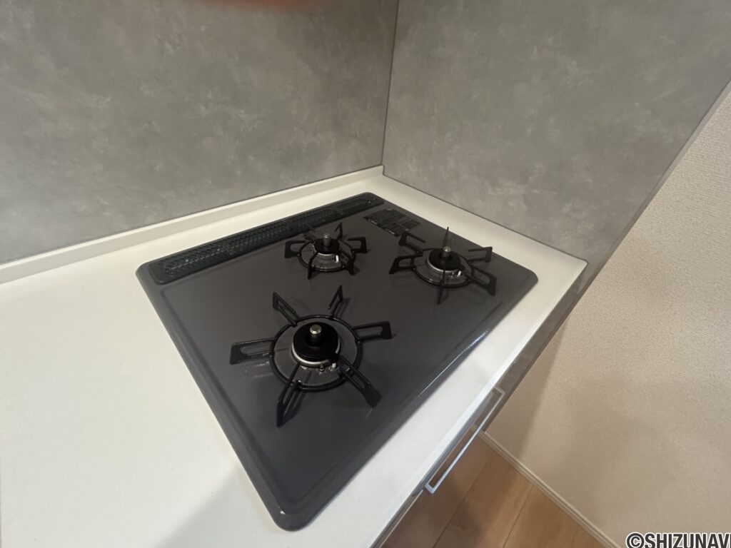 新築　清水区　コンロ