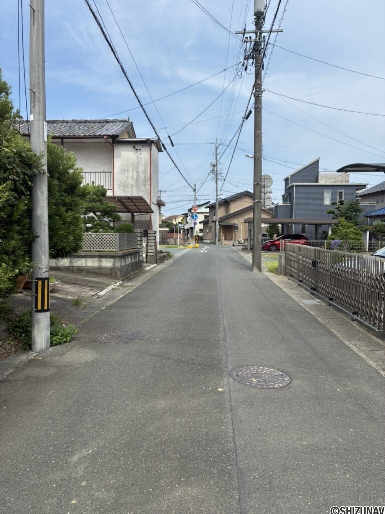 前面道路　別角度