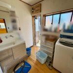 洗面所です。過去にリフォームをしています。