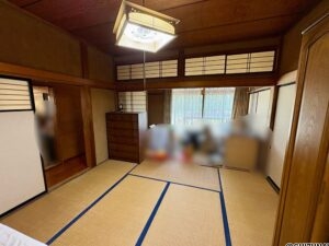 中央の8帖の和室です。広縁がございます。