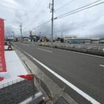 広い前面道路　