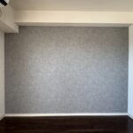リビングのアクセントクロスです。