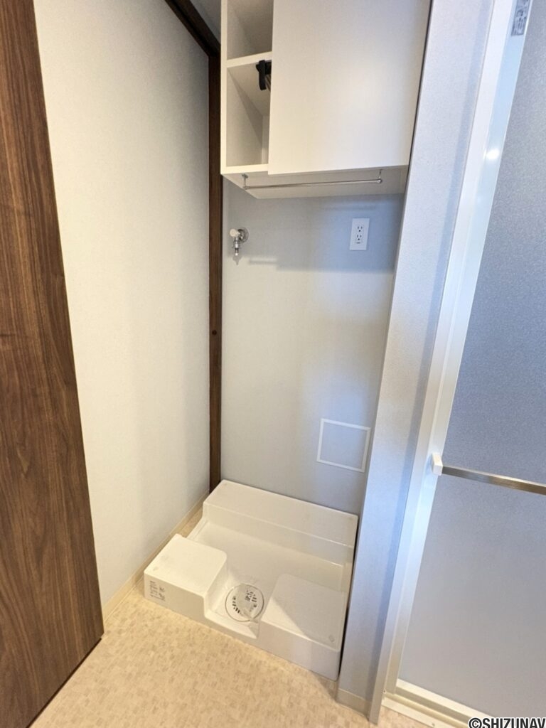 洗濯機置き場です。