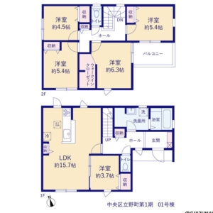 1号棟　間取り図