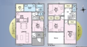 【2026年9月完成予定】浜松市浜名区引佐町井伊谷　2棟　4LDK　の物件画像