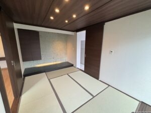 和室　新築時「展示場のような雰囲気に」とご注文頂いた売主様特注の和室です