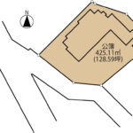 富士市宮島　戸建　形状図