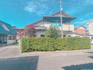 富士宮市山本前面道路。幅員約4ｍです。