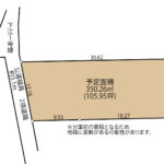 浜松市中央区下江町　線引き前宅地の土地　広々105坪超の整形地の画像