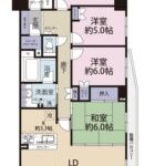 間取り図です。お子様が大きくなって個室が必要になっても柔軟に対応できる間取りです。