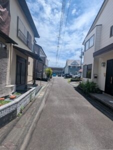 全面道路は4.0ｍ（位置指定道路）