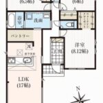 4号棟 間取り図（平屋）