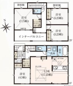 3号棟 間取り図
