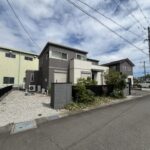 庭側外観　こちらにも駐車可能です