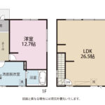 ゆったりとした広さのLDKは26.5帖。