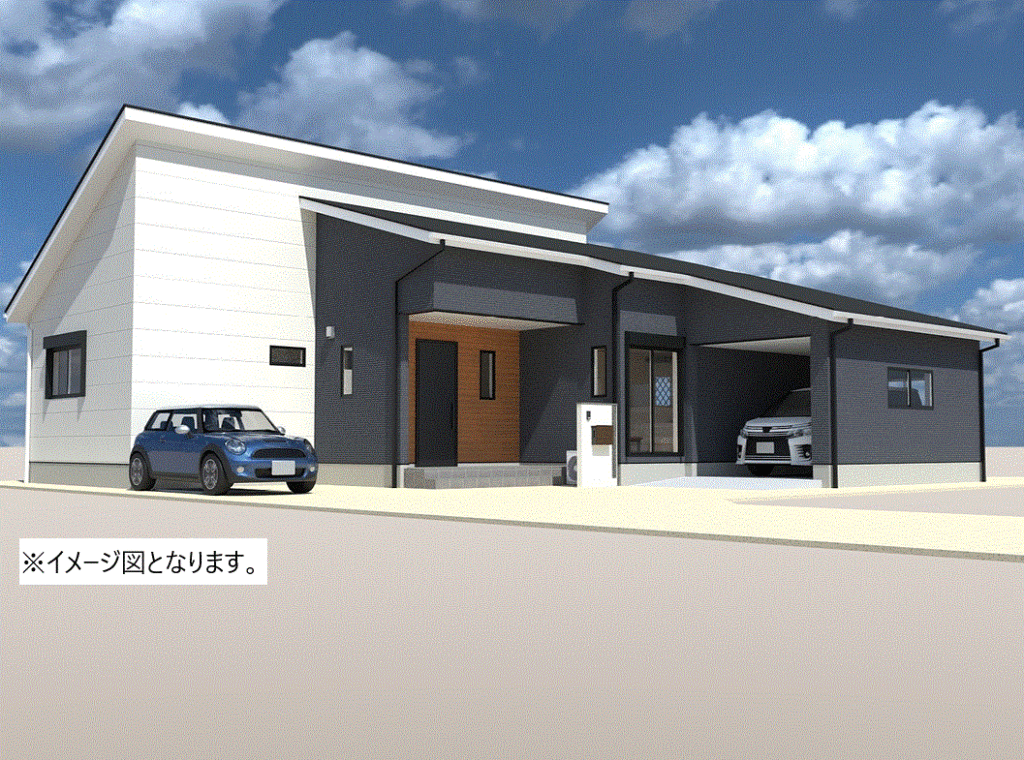 富士宮市大岩　新築平屋　富士山眺望の画像
