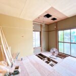 【リフォーム中/洗面浴室】現在は和室ですが、洗面所とユニットバスが入ります。