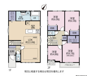 静岡市駿河区小鹿10期　4LDK　新築一戸建て　の物件画像