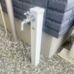 駐車場側外水栓になります。