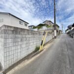前面道路になります(西側から撮影)