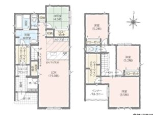 2号棟 間取り図