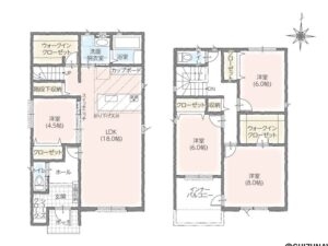 1号棟 間取り図