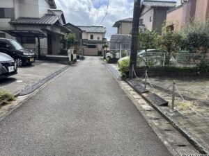前面道路