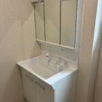 お手入れしやすく使いやすい洗面台