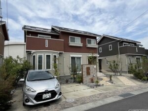南面道路で日当たり良好です。