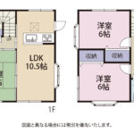 富士市中丸　戸建て　間取り図