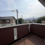 日当たりの良いバルコニー。
