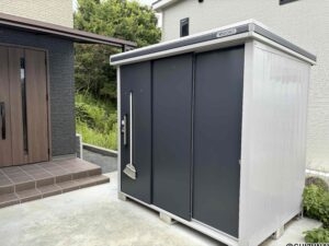 大きな物置もあり便利です。