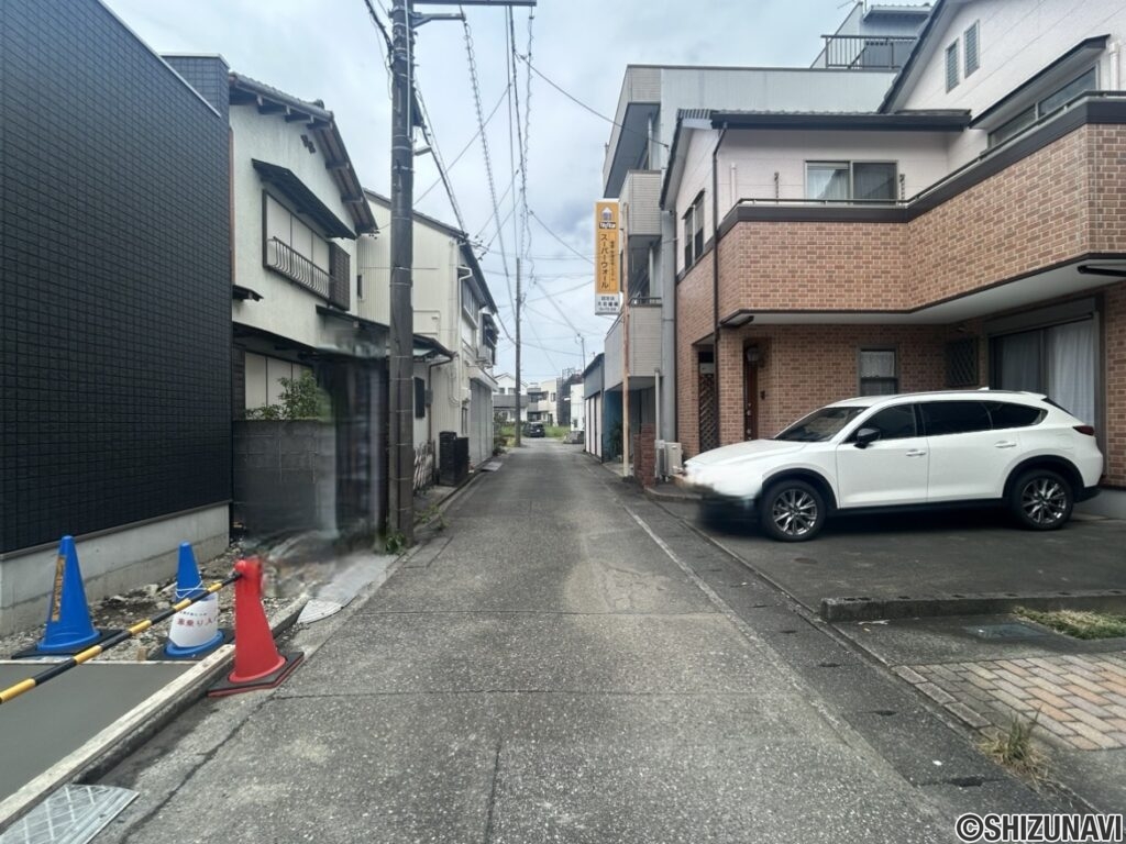 葵区　新築　道路