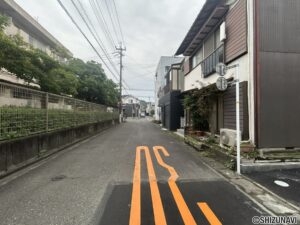 葵区　新築　道路