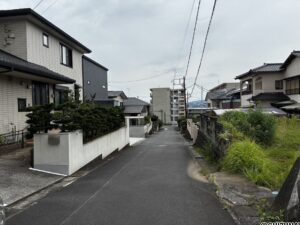 南面道路で日当たり良好！敷地広々約77坪の整形地！の画像