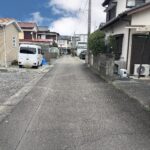 前面道路（南→北）