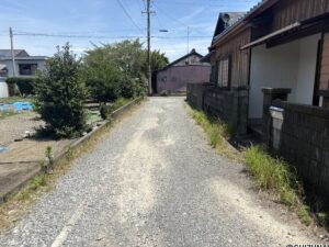 北側敷地延長部分です。