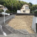 階段、駐車スペース①