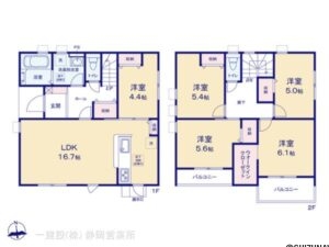 【2026年6月完成済】磐田市前野　5LDK　長期優良住宅の物件画像