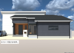 富士宮市大岩　新築平屋　富士山眺望の画像