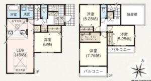 【2026年10月完成予定】湖西市梅田　最終1棟　4LDK　敷地60坪以上の長期優良住宅の物件画像