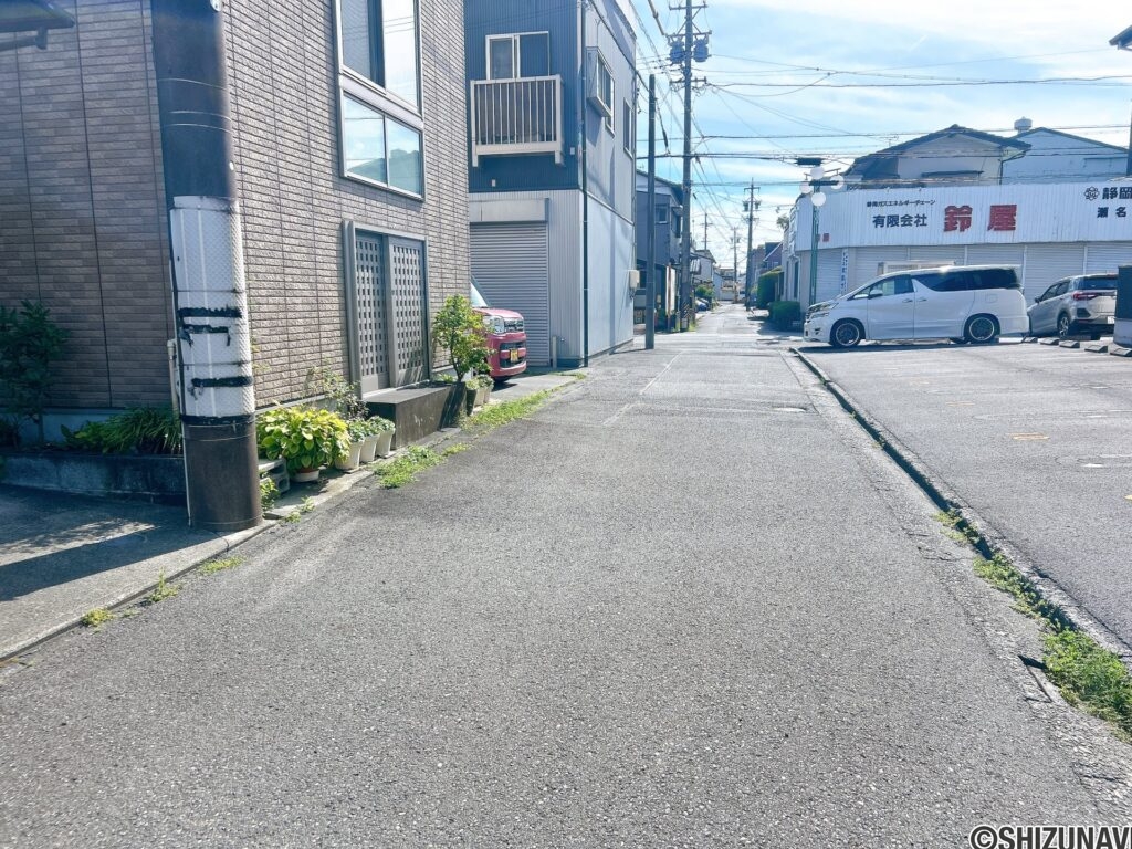 葵区瀬名川　前面道路