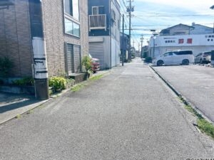 葵区瀬名川　前面道路