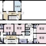 旅館間取：３階・４階
