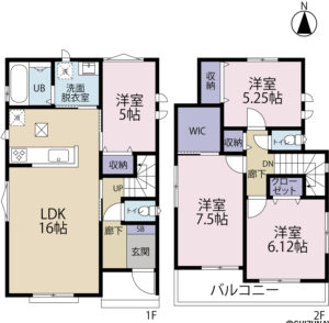 【長期優良住宅】ハートフルタウン清水町徳倉2622番　全２棟　B号棟　4LDKの物件画像
