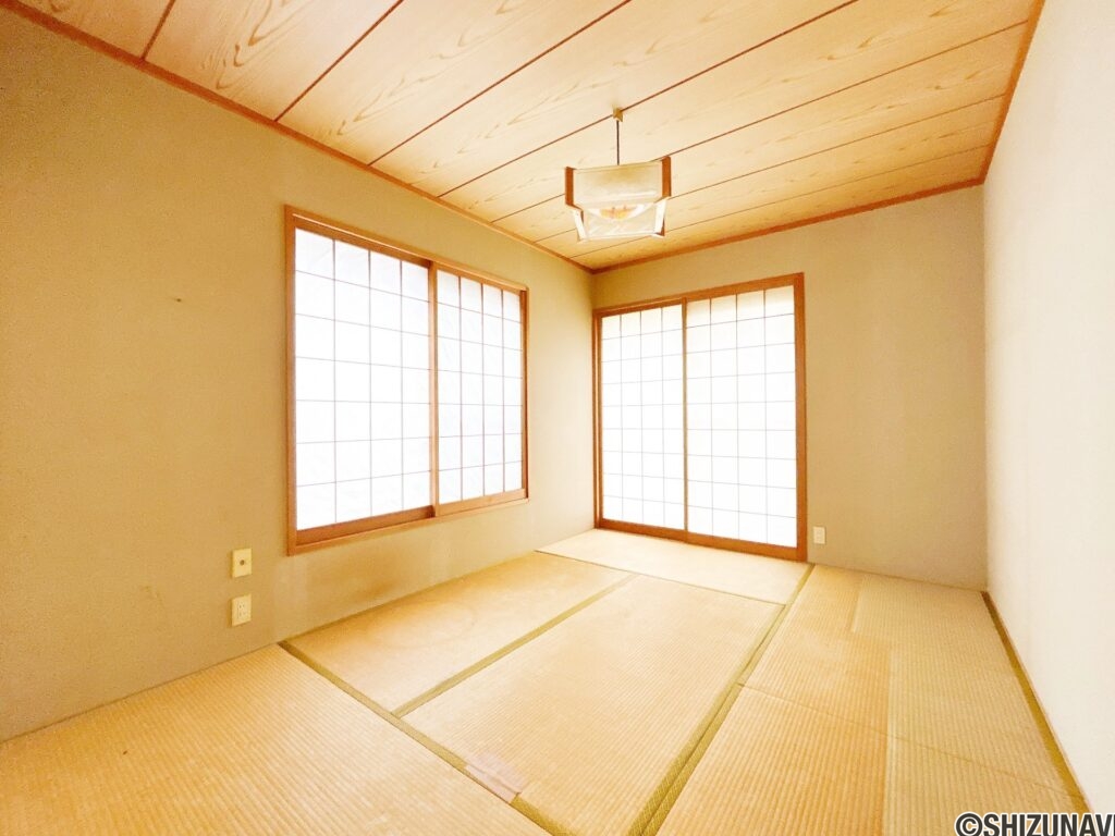 【リフォーム前/1階北東側和室→洋室6帖】1階北東側の和室は洋室へとリフォームいたします。現代のライフスタイルに合わせた住空間へ生まれ変わります。