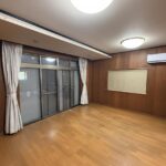 リビングです。エアコン備え付けです。
